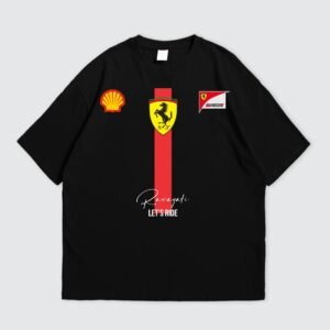 Motorsport-Inspired Graphic T-Shirt