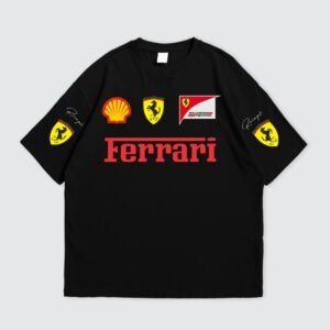 Ferrari Racing Drop Shoulder T-Shirt